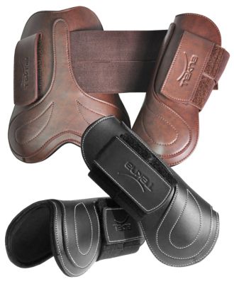 Tekna Fancy Stitched Open Front Boots