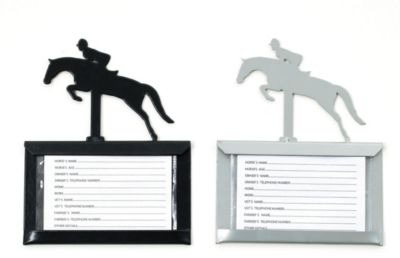 Equi-Essentials Stall Mate Jump Horse Card Holder Best Price