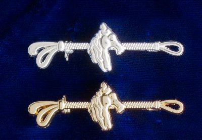 Ovation Large Horse Head and Whip Stock Pin Best Price