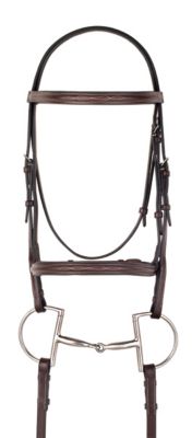 Camelot Gold Fancy Raised Padded Bridle with Reins Best Price