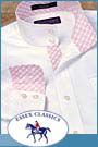 Essex Classics Girls Market Street Pink Contrast Show Shirt
