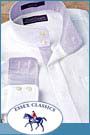Essex Classics Girls Lavender Trim Show Shirt