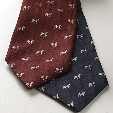 Essex Classics Men's Equestrian Silk Necktie