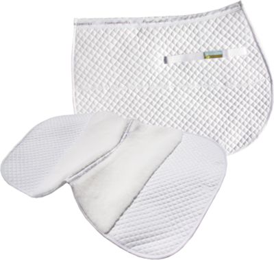 Fleeceworks Square All Purpose Saddle Pads with Wool Lining