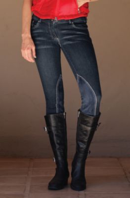 Goode Rider Ladies Couture Jean Knee Patch Breeches