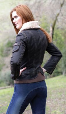 Goode Rider Bomber Shearling Jacket Best Price