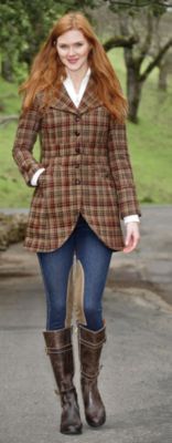 Goode Rider Ladies Plaid Equestrian Coat Best Price