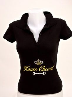 Haute Cheval Ladies Signature Logo Polo Shirt