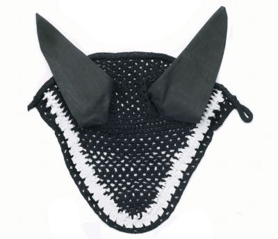 Horse Fare Two Tone Crochet Ear Net