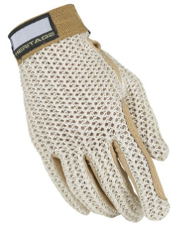Heritage Crochet Riding Gloves - Childs
