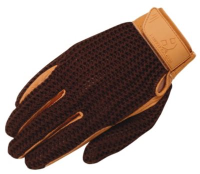 Heritage Crochet Riding Gloves - Ladies