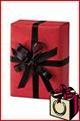 Horseshoe Gift Packaging Red Embossed Leather Gift Wrap Roll