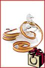 Horseshoe Gift Packaging Tan Duck Cotton Ribbon w/Wire