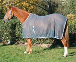 Rambo by Horseware Net Cooler-Charcoal/Grey