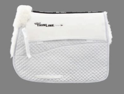 Ultra ThinLine Sheepskin Comfort Dressage Square Pad