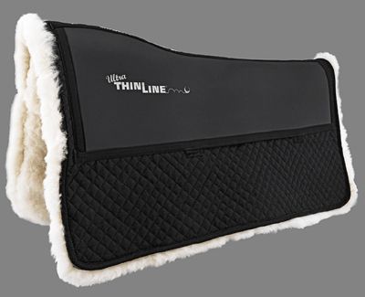 Ultra Thinline Sheepskin Comfort Western Saddle Pad Best Price