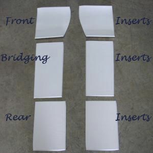 ThinLine Western Cotton Liner Pad Front Inserts