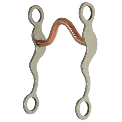 Coronet Bits Pony Western Copper Mouth Curb Bit