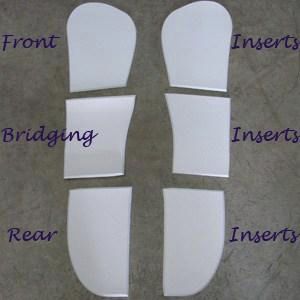 ThinLine Cotton Comfort Square Dressage Pad Bridging Inserts