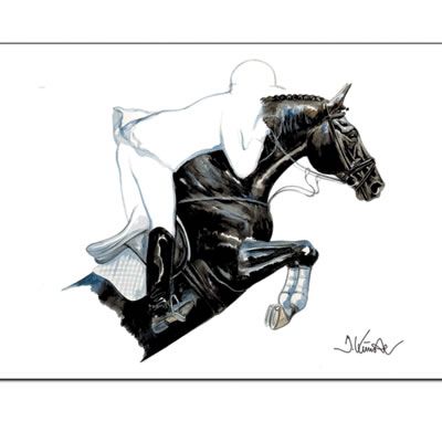 Spitfire Show Jumper Art Print by Jan Kunster