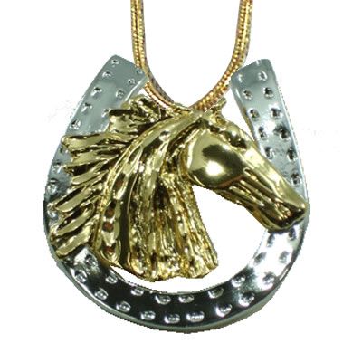 Exselle Wind Blown Horseshoe Pendant Best Price