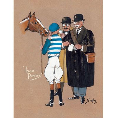 Honest Punters Art Print by Snaffles