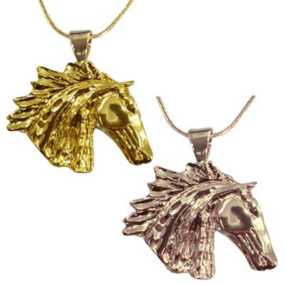 Exselle Wind Blown Horsehead Pendant