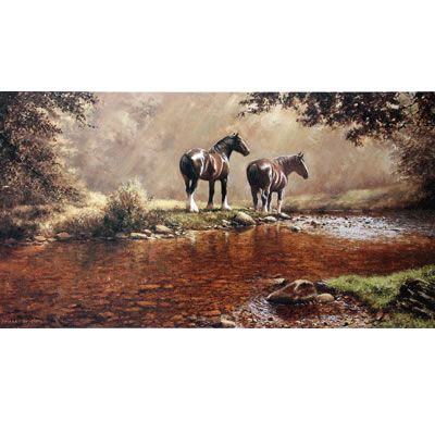 Autumn Days Draft Horse  Print by Frank Wright Best Price