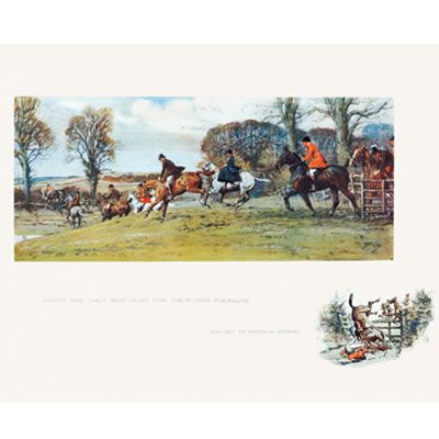 Happy Are They Who Hunt Ltd Edition Art Print by Snaffles