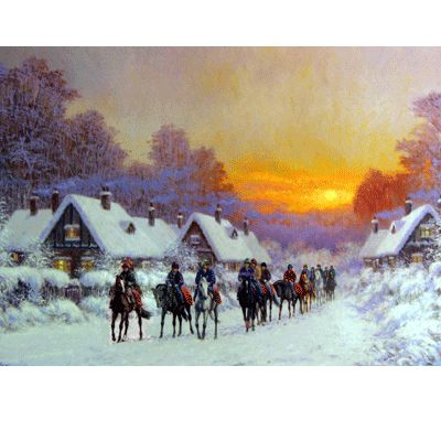 Sally Mitchell  Morning Glow Christmas Cards Best Price