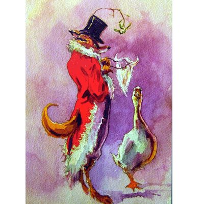 Sally Mitchell  Under the Mistletoe Christmas Cards Best Price