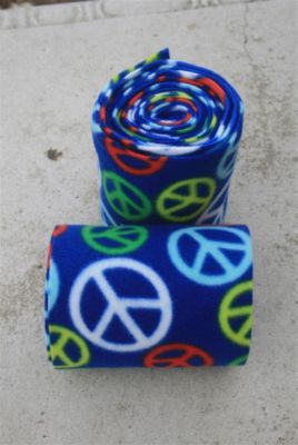Peace Love and Horses Blue Peace Sign Polo Wraps Best Price