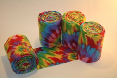 Peace Love and Horses Crazy Tie Dye Polo Wraps Best Price