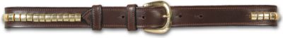 TuffRider Nickle Clincher Leather Belt