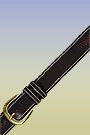 Tuffrider Window Pane Leather Belt