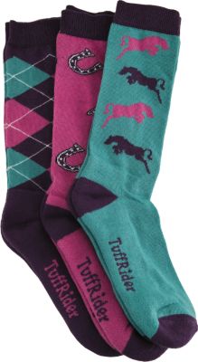 Whimsical Horse Kids Socks-3 Pack