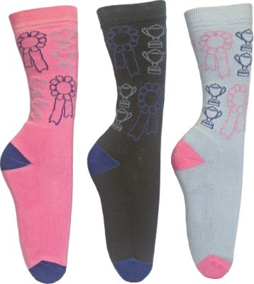 TuffRider Ribbon and Trophy Socks
