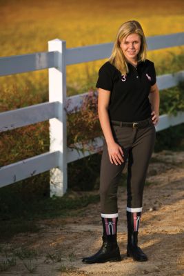 Tuffrider Ladies Ribb Lowrise Riding Breeches