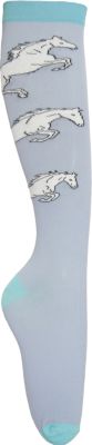 Tuffrider Three Galloping Horses Sock