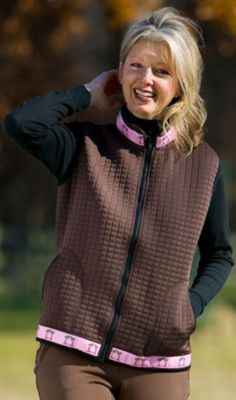Equine Couture Quilted Ribbon Vest