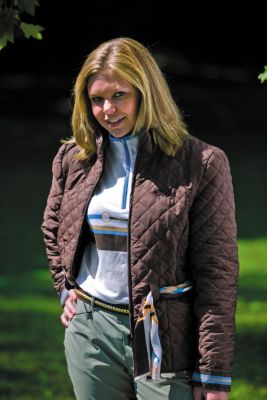 Equine Couture London Quilted Jacket w/Scarf
