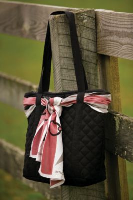 Equine Couture London Quilted Handbag w/Scarf