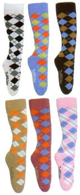 Tuffrider Ladies Small Argyle Socks::