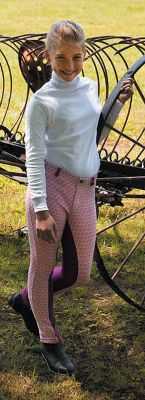 TuffRider Swoosh Horse Pull On Jodhpurs - Childs