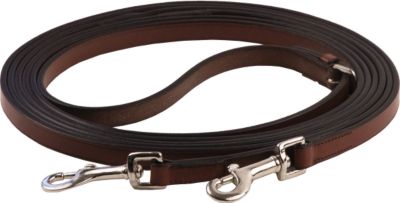 Henri de Rivel Leather Breastplate Draw Reins with Breastplate Snap