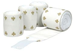 Equine Couture Fleur De Lis Pro-Lastic Fashion Polo Bandages