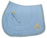 The Fleur De Lis Dressage Saddle Pad