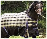 TuffRider 600 D Plaid Lightweight Horse Turnout Blanket 
