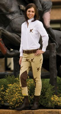 Equine Couture Ladies Oxford Show Shirt Best Price