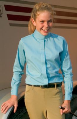 TuffRider Kids Long Sleeve Elegance Show Shirt
